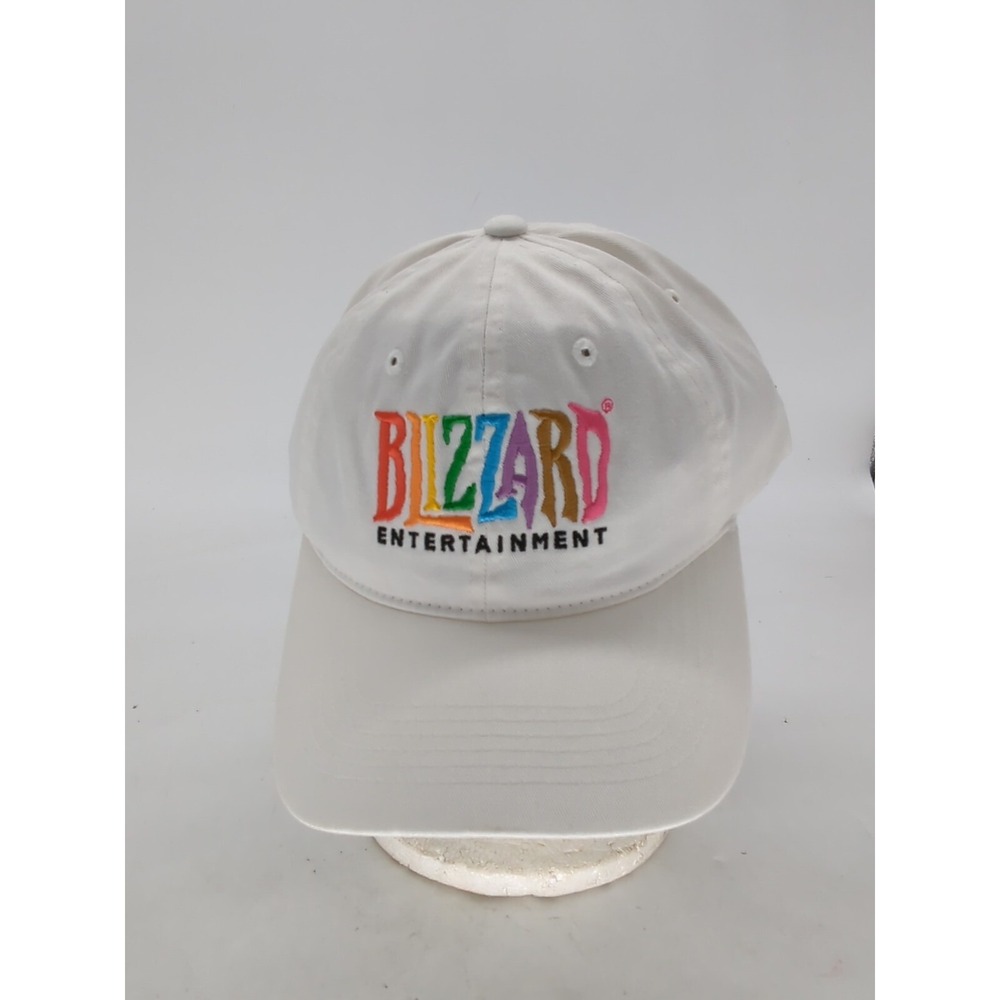 Blizzard Entertainment Overwatch Starcraft white Strapback Hat Rainbow #13